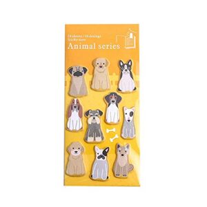 duoyo cute zoo theme dog sticky note leave message note 10 sheets pad student stationery school supplies