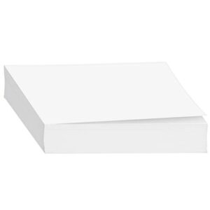 white memo sheets, 20lb paper, 500 sheets per pack (5 x 7)