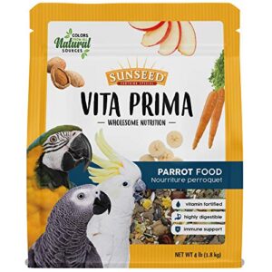 sunseed vita prima wholesome nutrition parrot food, 4 lbs