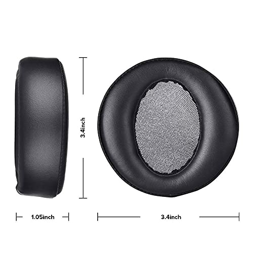 Earpads for Sony MDR-XB950BT Replacement Ear Cushion Pads with Protein Leather and Memory Foam for Sony MDR-XB950BT XB950B1 XB950N1 On Ear Headphones ONLY, Black