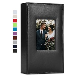 vienrose photo album 4x6 300 photos leather cover extra large capacity picture book with pockets for wedding family anniversary baby