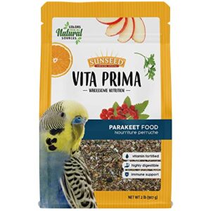 sunseed vita prima wholesome nutrition parakeet food, 2 lbs