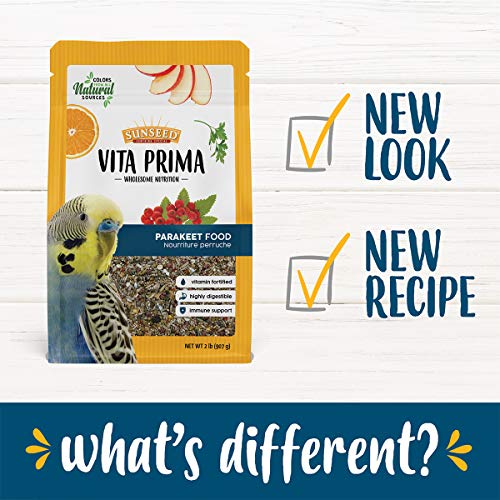 Sunseed Vita Prima Wholesome Nutrition Parakeet Food, 2 LBS