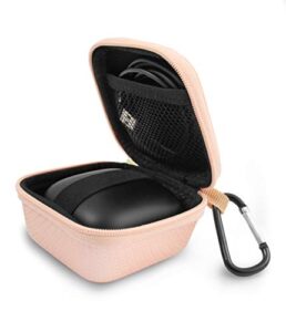 casematix travel case compatible with beats powerbeats pro wireless earbuds - rose gold case only