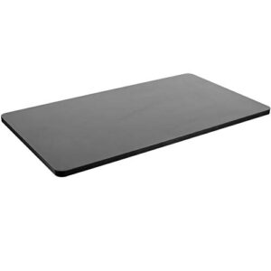 vivo black 43 x 24 inch universal solid one-piece table top for standard and sit to stand height adjustable home and office desk frames, desk-top43b