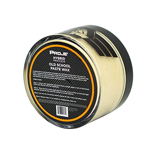 Proje Premium Car Care Carnauba Paste Wax 12 oz | Hydrophobic Car Coating Protection | Premium Brazilian Carnauba Wax | Protects against Harmful UV Rays