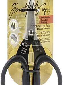 Tonic Studios Tim Holtz Non-Stick Micro Serrated Scissors 7"-Left-Handed