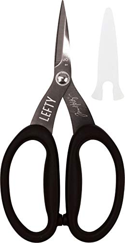 Tonic Studios Tim Holtz Non-Stick Micro Serrated Scissors 7"-Left-Handed