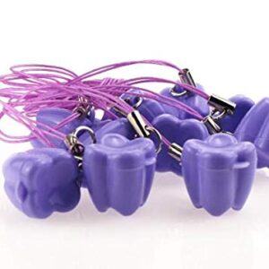 10PCS Plastic Baby Tooth Keepsake Box Baby Milk Tooth Storage Case Holder Organizer Save Container Lost Teeth Saver Deciduous Souvenir with Necklace Gift for Kids Color Random