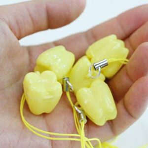 10PCS Plastic Baby Tooth Keepsake Box Baby Milk Tooth Storage Case Holder Organizer Save Container Lost Teeth Saver Deciduous Souvenir with Necklace Gift for Kids Color Random