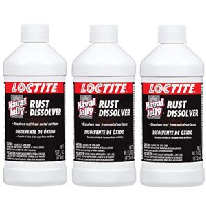 loctite naval jelly rust dissolver 16-fluid ounce (553472) - 3 pack