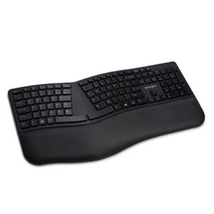 kensington pro fit ergonomic wireless keyboard - black (k75401us)