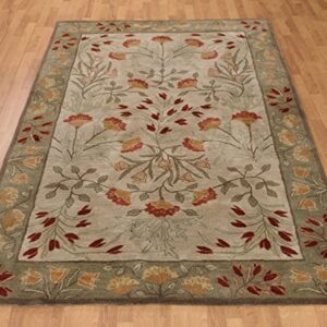 New 9x12 Adeline Persian Woolen Handmade Area Rug Carpet Hand Tufted in Indian Village Oriental