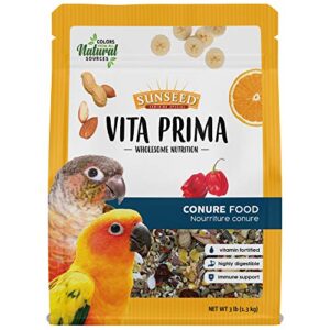 sunseed vita prima wholesome nutrition conure food, 3 lbs