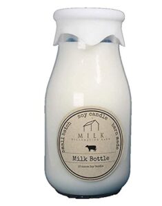 milk reclamation barn's milk bottle (13 oz) candle, welcome home