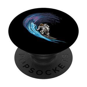 space surfer | spaceman galaxy wave rider explorer popsockets swappable popgrip