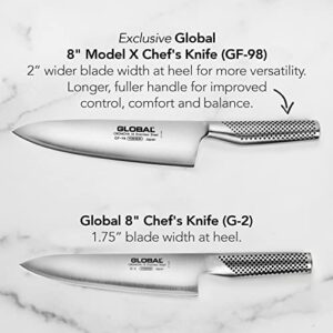 Global Model X Chef's Knife - Made in Japan, 8" (Fine Edge)