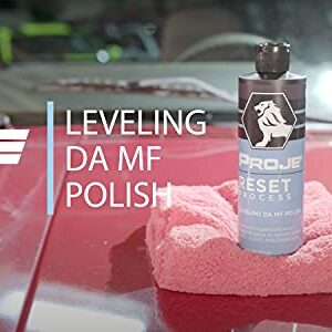 Proje Premium Car Care Leveling Polish 16 oz|Micro-Abrasive High Gloss Formula | Removes Water Spots Swirls Oxidation & Moderate Defects | Safe on Clear Coat Gel Coat & Ceramic Coatings