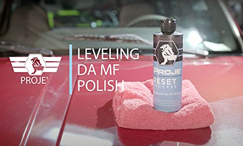 Proje Premium Car Care Leveling Polish 16 oz|Micro-Abrasive High Gloss Formula | Removes Water Spots Swirls Oxidation & Moderate Defects | Safe on Clear Coat Gel Coat & Ceramic Coatings