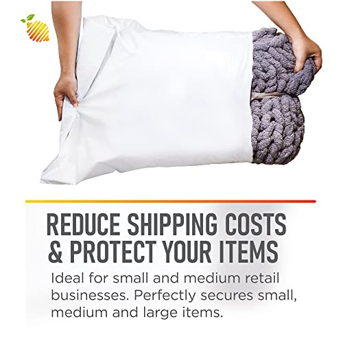 XXL Jumbo Expansion Poly Mailers 24 x 21 x 6 inches (Expandable - Gusseted) - 30 Pack - Tough Plastic Privacy Mailing Envelopes from Lemon Hero Office Solutions