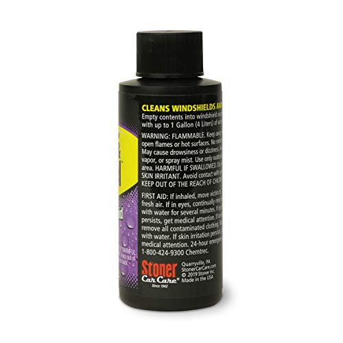 Invisible Glass 91400-4PK Clean and Repel Windshield Washer Fluid Additive Concentrate Convenient Single Use to Repel Rain, Sleet, and Snow from Auto Glass and Improve Driving Visibility