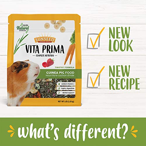 Sunseed Vita Prima Complete Nutrition Guinea Pig Food, 4 LBS