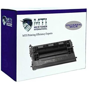 MTI 37A MICR Replacement for HP 37A CF237A | HP Laser Printers M607 M608 M609 M631 M632 M633 | Universal Magnetic Ink Check Printing Cartridge