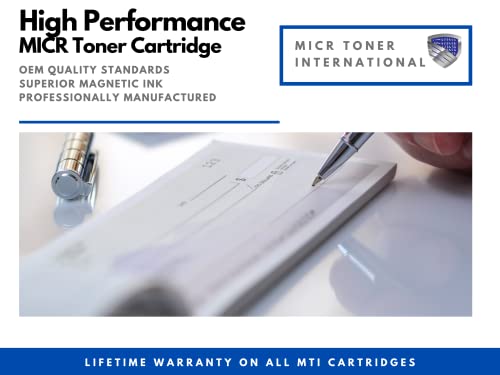 MTI 37A MICR Replacement for HP 37A CF237A | HP Laser Printers M607 M608 M609 M631 M632 M633 | Universal Magnetic Ink Check Printing Cartridge