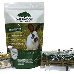 Sherwood Pet Health Rabbit Emergency Kit (Small) with Timothy Recovery Food and Appetite Restore in Stay-Fresh Packets