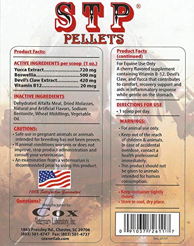 STP EZE-GO Packs. Pelleted Equine Supplement Helps Relieve Pain and Inflammation. Highly Palatable. Convenient, Pre-measured Packs. Safe, Natural Ingredients. 80-Day Supply. Made in USA.