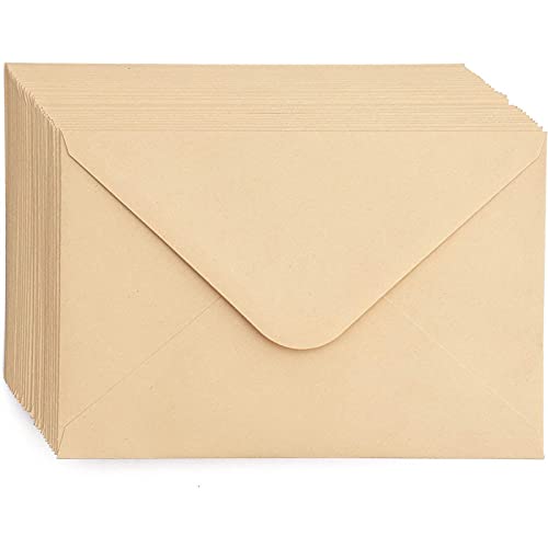 Paper Junkie Kraft Wedding Thank You Greeting Cards with Brown Envelopes (4 x 6 In, 120 Pack)