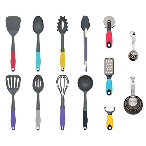 Frigidaire 11FFTOOL03 ReadyCook Utensils, 19-Piece, Grey, 19 Pieces