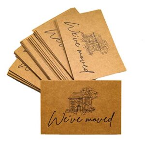 RXBC2011 We've moved postcards moving announcement cards Pack of 50