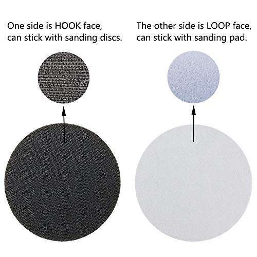 5 Pack 5 Inch Soft Density Interface Pads Hook and Loop 5" Sponge Cushion Buffer Backing Pad (Set of 5)