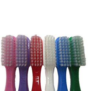 poh poh adult 4-row supersoft #5 toothbrush 6 pack