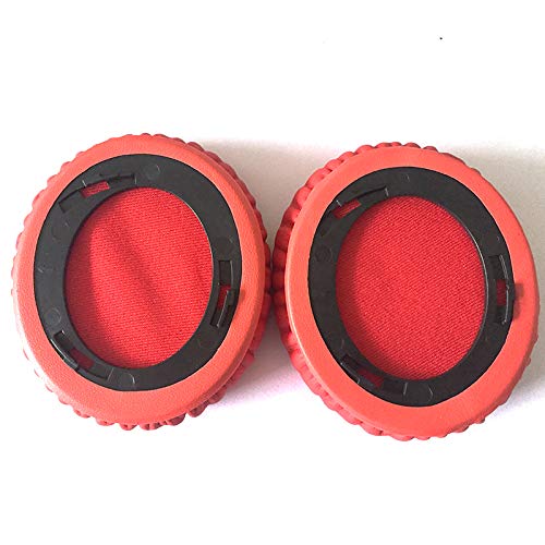 Replacement Ear Pads Cushions for Monster Beats by Dr Dre Solo HD Headphone On-Ear Headphone Replacement Ear Pad/Solo HD Ear Cushion/Ear Cups/Ear Cover/Earpads Repair Parts (Red)