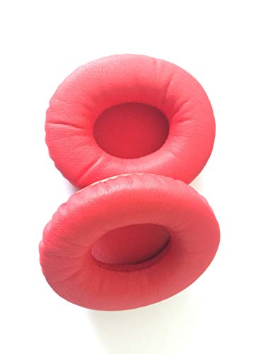 Replacement Ear Pads Cushions for Monster Beats by Dr Dre Solo HD Headphone On-Ear Headphone Replacement Ear Pad/Solo HD Ear Cushion/Ear Cups/Ear Cover/Earpads Repair Parts (Red)