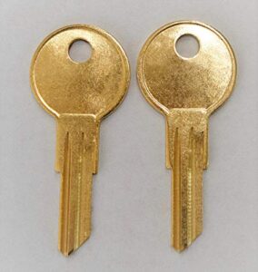 keys22 two replacement keys for herman miller file cabinet office furniture cut to lock/key numbers from um351 to um427 pre cut to code (um407)