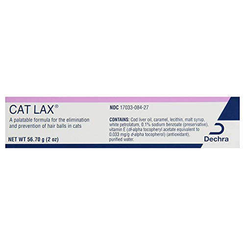 Dechra Cat Lax (2oz) - Eliminate and Prevent Hairballs