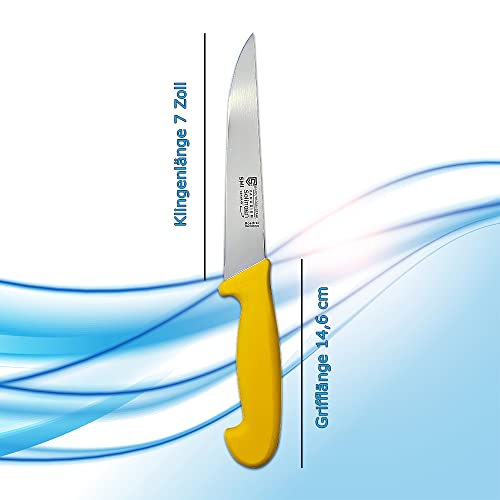 SMI – 7 inch Solingen Butcher Knife For Meat Cutting Professional Chef Knife Meat Knife Sharp Kitchen Knives Solingen Knife - Made In Germany