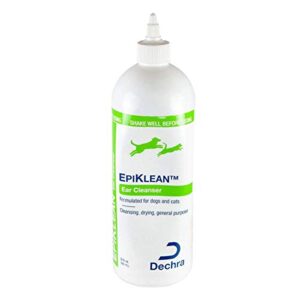 dechra epiklean ear cleanser for dogs & cats (32oz) - cleansing, drying & general purpose
