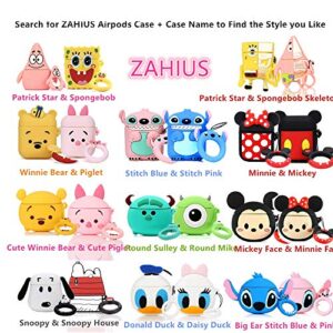 ZAHIUS Airpods Silicone Case Cool Cover Compatible for Apple Airpods 1&2 [Cartoon Series][Designed for Kids Girl and Boys] (Donald Duck)