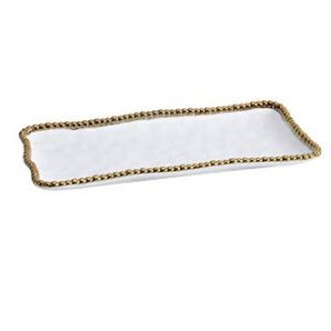 Pampa Bay Golden Salerno Medium Rectangular Tray