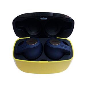 Kissmart Compatible with Jabra Elite Active 65t Charging Case, Replacement Charger Case Cradle Dock for Jabra Elite Active 65t / Elite 65t Earbuds (Capacity 500mah) (Yellow)