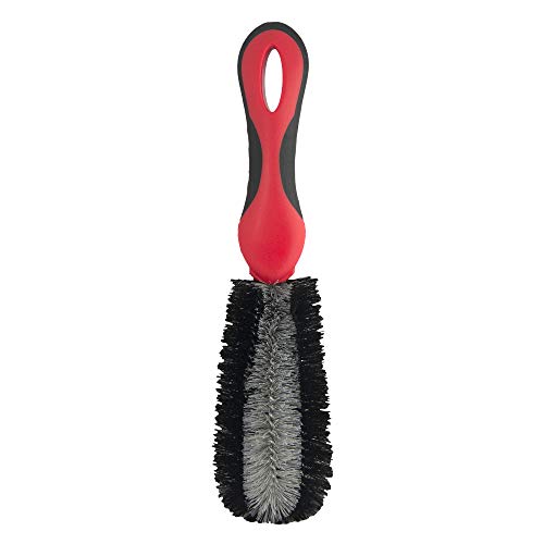 Barrett-Jackson Wheel & Spoke Brush with Soft Grip Handle