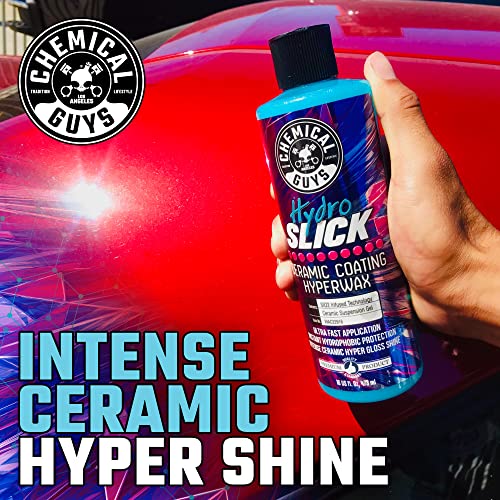 Chemical Guys WAC22916 HydroSlick Intense Gloss Sio2 Ceramic Coating Hyperwax, Hyper Gloss Shine, Safe for Cars, Trucks, SUVs, Motorcycles, RVs & More, 16 fl oz