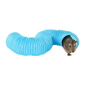 small animal play tunnel, durable resistant plastic guinea pigs tube, fun pet tunnel hideway for guinea pigs chinchillas rats and dwarf rabbits