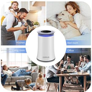 AZEUS Air Purifier for Home Pets Hair Dust in Bedroom Up Top 843 ft² H13 True HEPA Filter, 25db Filtration System Cleaner Odor Eliminators, Ozone Free, Remove 99.97% Dust Smoke VOCs