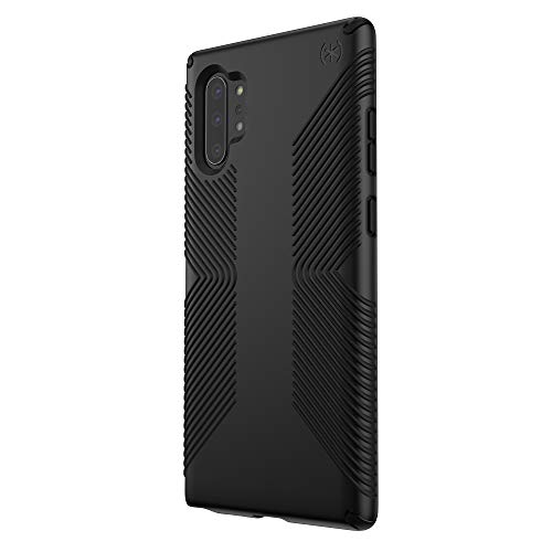 Speck Presidio Grip Samsung Galaxy Note 10+ Case, Black/Black