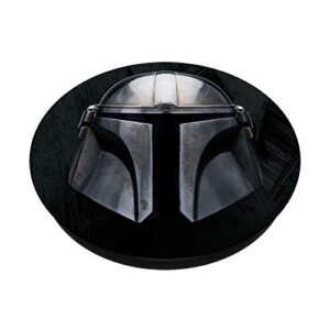 Star Wars The Mandalorian Bounty Hunter Metal Helmet PopSockets PopGrip: Swappable Grip for Phones & Tablets